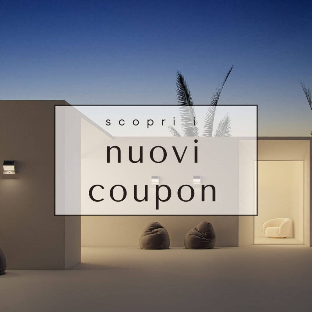 Coupon sconto Light Inspiration per lampade di design