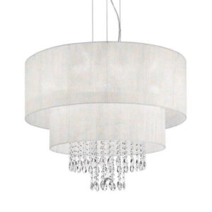 Opera Sp Ideal Lux Lampadario Classico in Tessuto