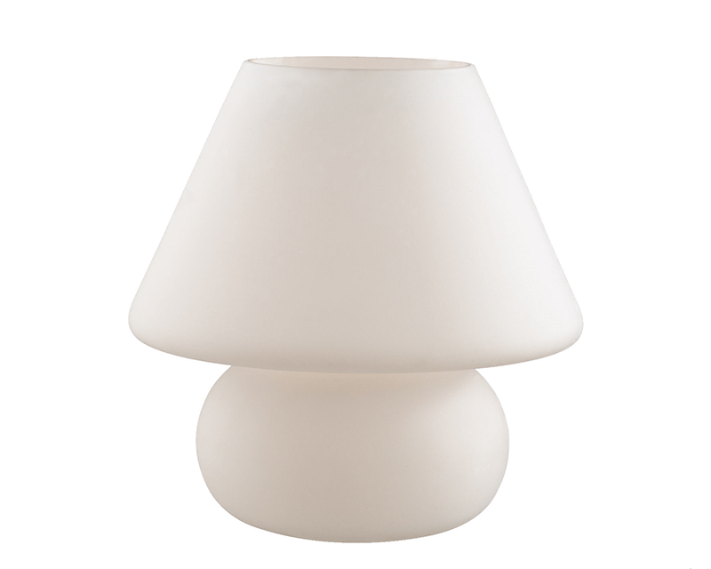 Prato Ideal Lux Lampada da tavolo bianca big