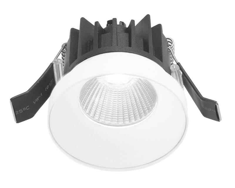 Danae Gea Luce Faretto Led Tondo Bianco