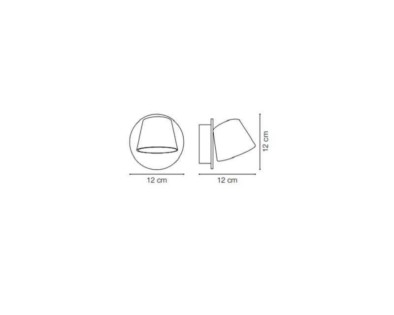 Gim Ideal Lux Applique Led Orientabile