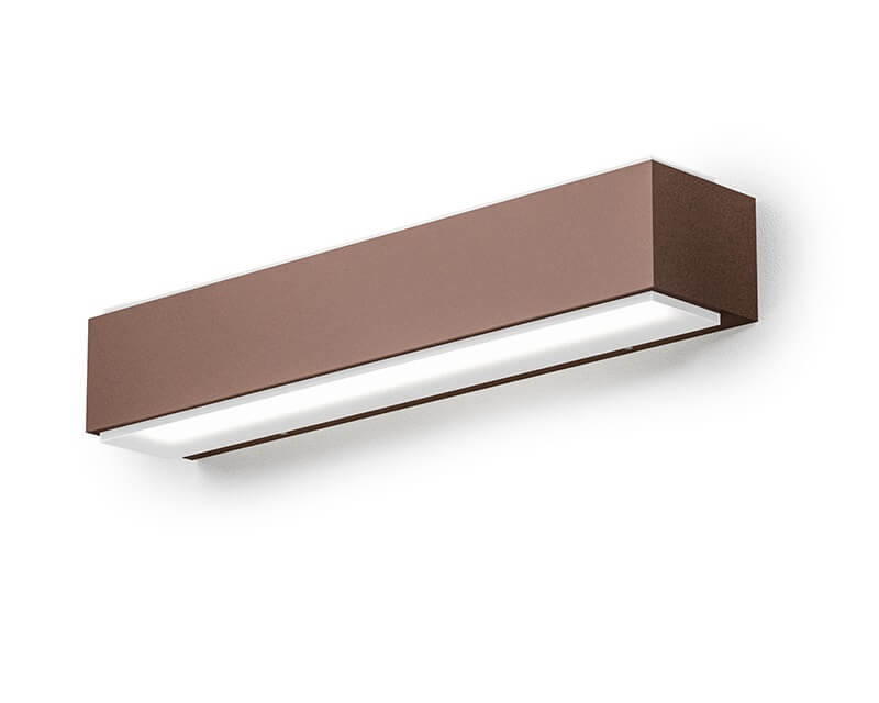 Nox Big Gea Luce Applique Led Per Esterno Ruggine