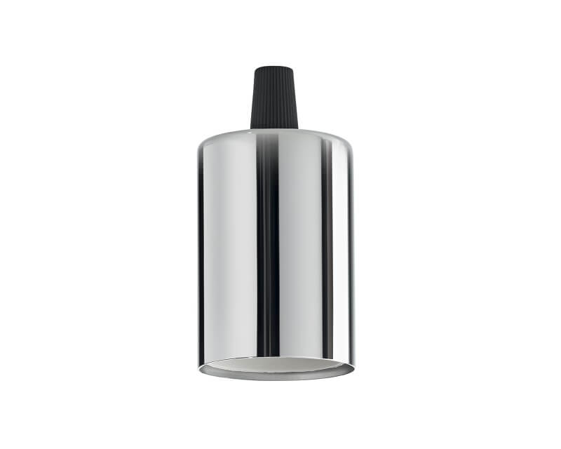Portalampada E27 liscio Ideal Lux cromo