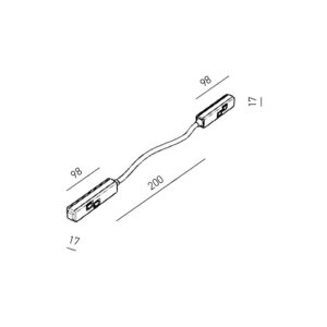 GBIC11 Gea Luce Connessione Elettrica Angolare Bianca