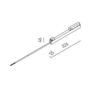 GBITR6 Gea Luce Alimentatore ad Incastro Magnetico Bianco 200W