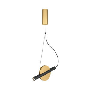 Enigma Maytoni Sospensione Led Ottone Nera