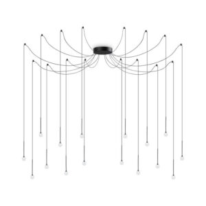 Lucciola SP16 Ideal Lux Lampada a Sospensione Nera