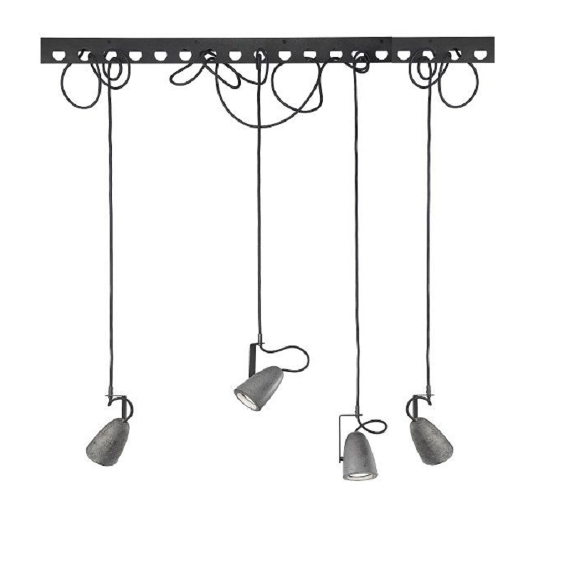 Sil Lux Forata SP R/300 B Sospensione Led 4 Luci con Snodo