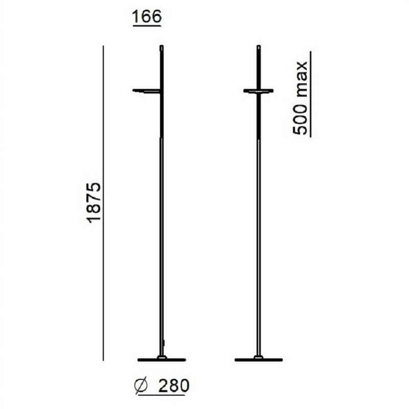 Kimia Stilnovo Piantana Led Dimmerabile - immagine 7