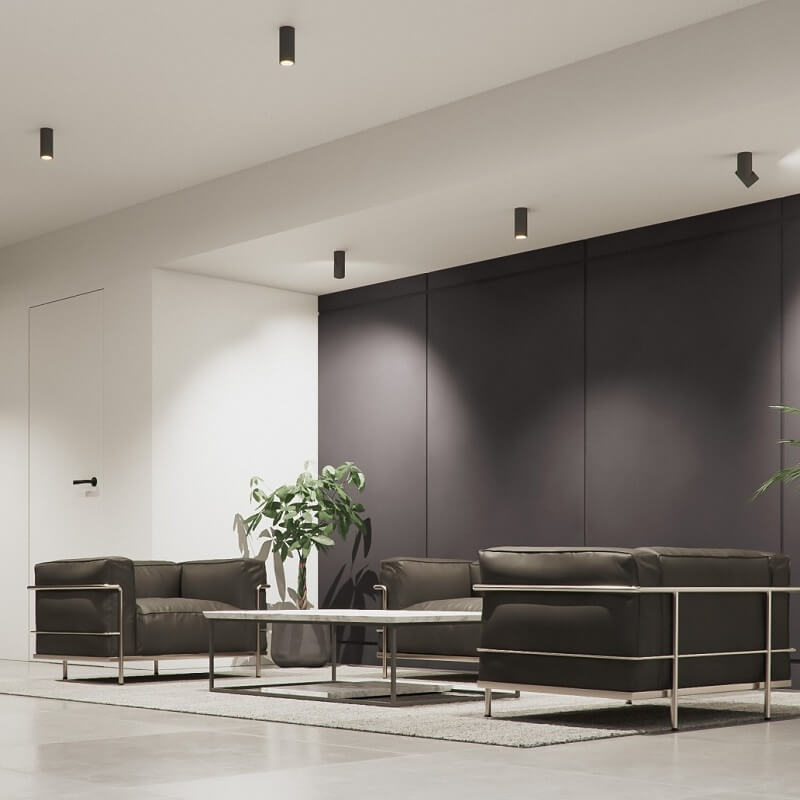 plus-beneito-plafone-led-nero-orientabile-dettaglio