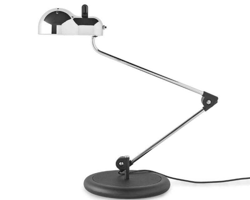Topo Stilnovo Lampada da Tavolo Led cromo