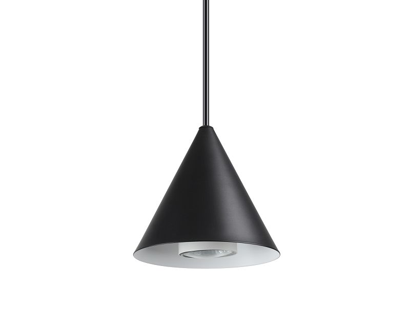 A-Line Ideal Lux Lampadario a Cono moderno nero diam 13 cm