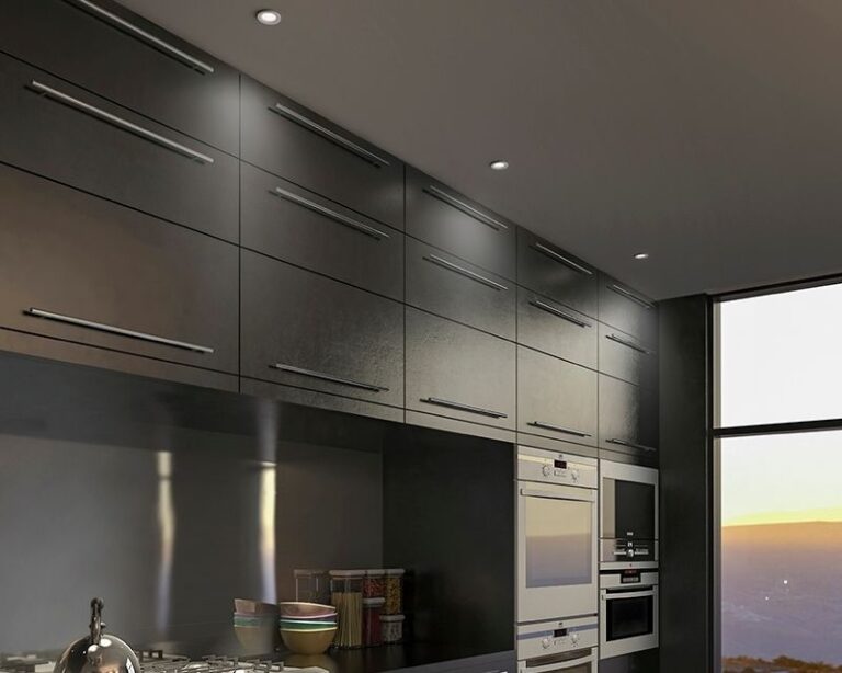 Gaia Gea Luce Faretto Tondo Led Bianco ambientato