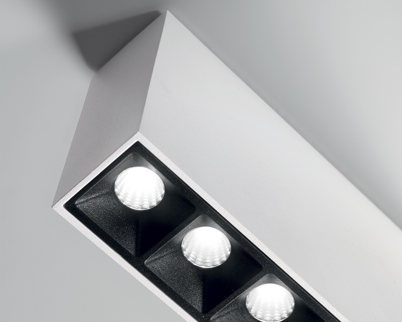 Lika Surface Ideal Lux Plafone Led Bianco 5 luci