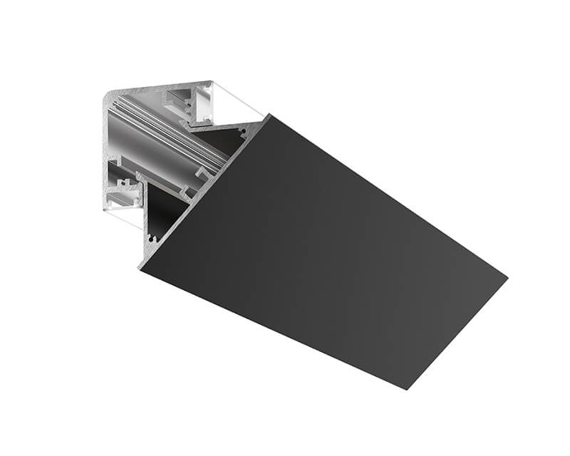 Lubiana D Gea Luce Profilo In Alluminio Angolare Nero Per Strip Led