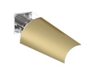 Lubiana Gea Luce Profilo Angolare per Strip Led Oro