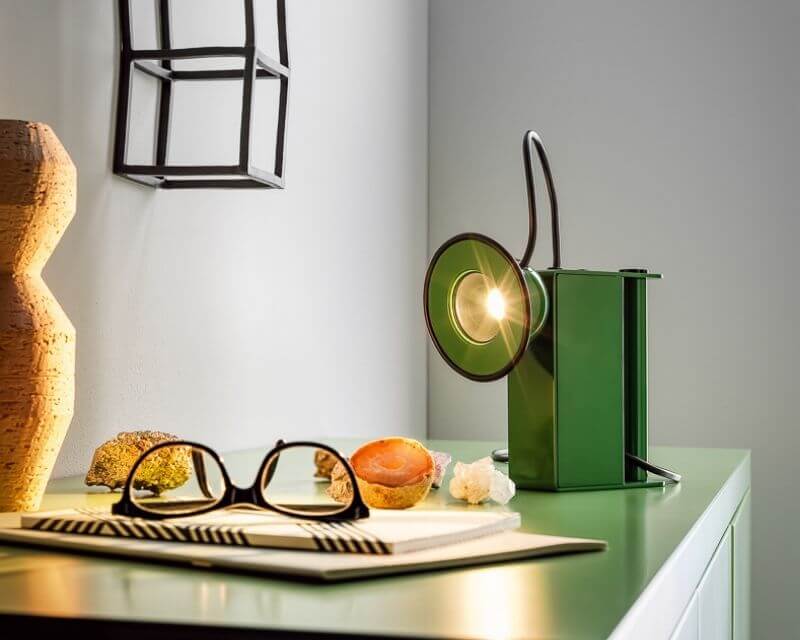 Minibox Stilnovo Lampada Da Tavolo Led Vintage 1981