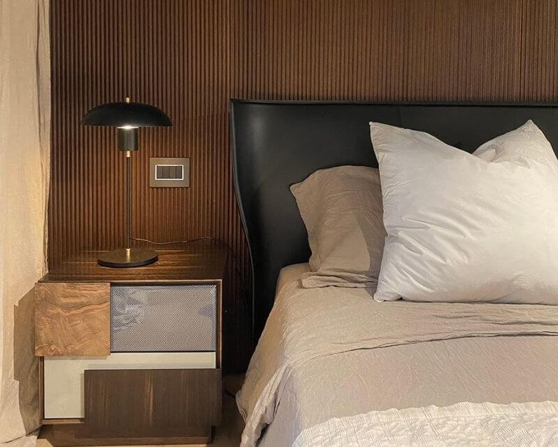 Orbita Renzo Serafini Lampada Da Tavolo Led Classica Nero Opaco Ottone