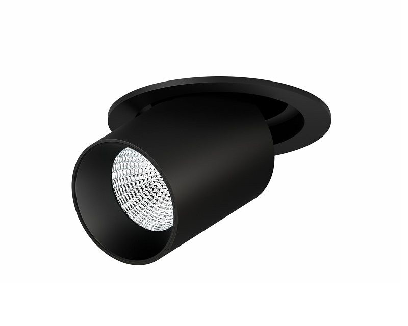 oxo-round-faretto-nero-orientabile-beneito-faure