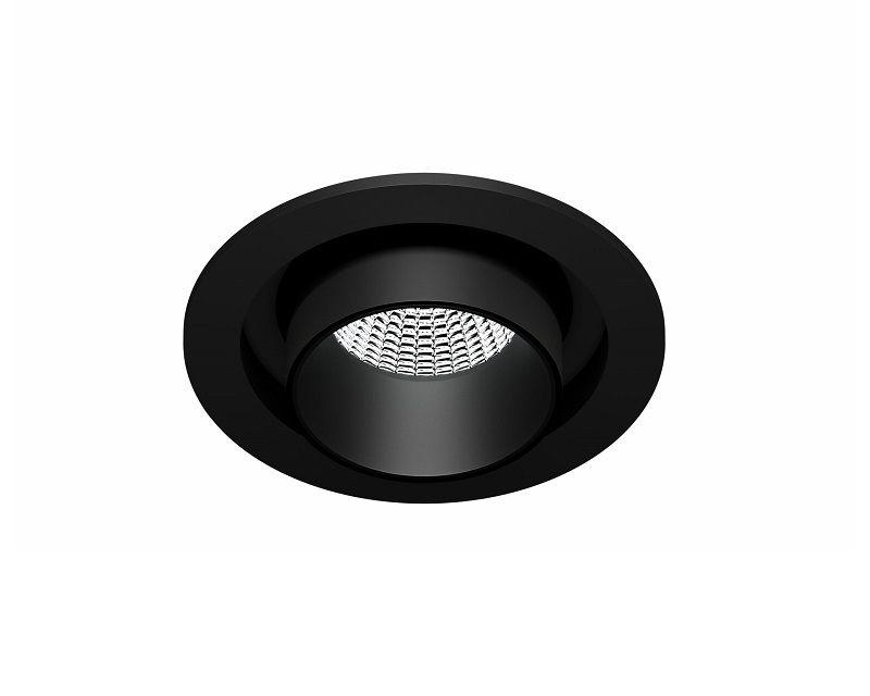 oxo-round-faretto-orientabile-beneito-faure-nero