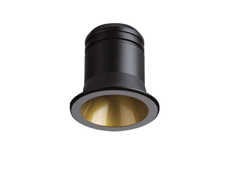 Virus Ideal Lux Faretto Led ad Incasso Nero Oro