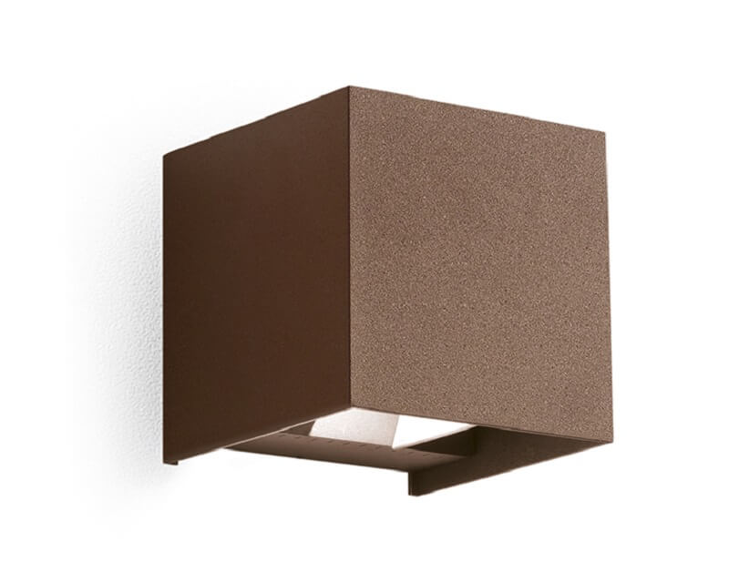 Zora Gea Luce Applique Led Ip65 Ruggine