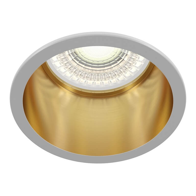 Reif Maytoni Faretto da incasso in alluminio bianco oro