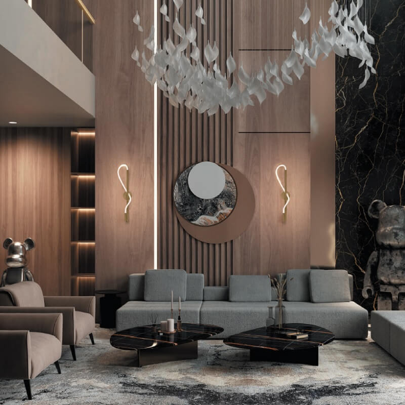 Tau Maytoni Applique Led Moderna ambiente
