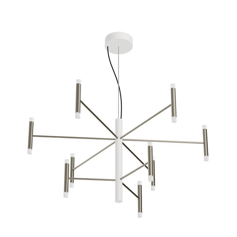Perla_P9 Decòrative Linea Light Lampadario Led 9 Luci bianco