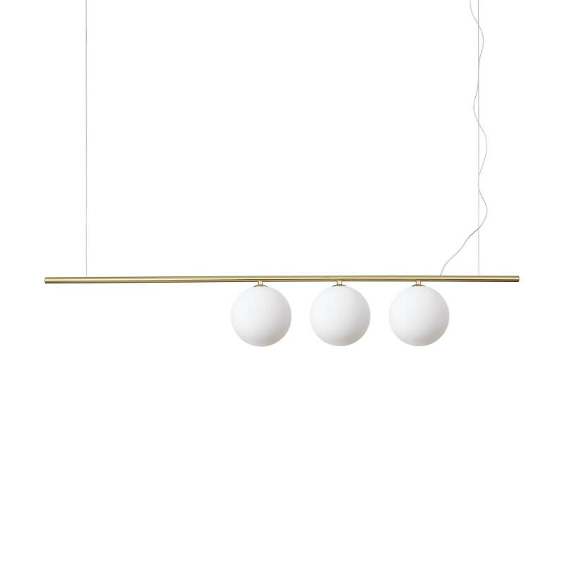 Perline Sp2 Ideal Lux Lampadario Moderno 3 sfere oro