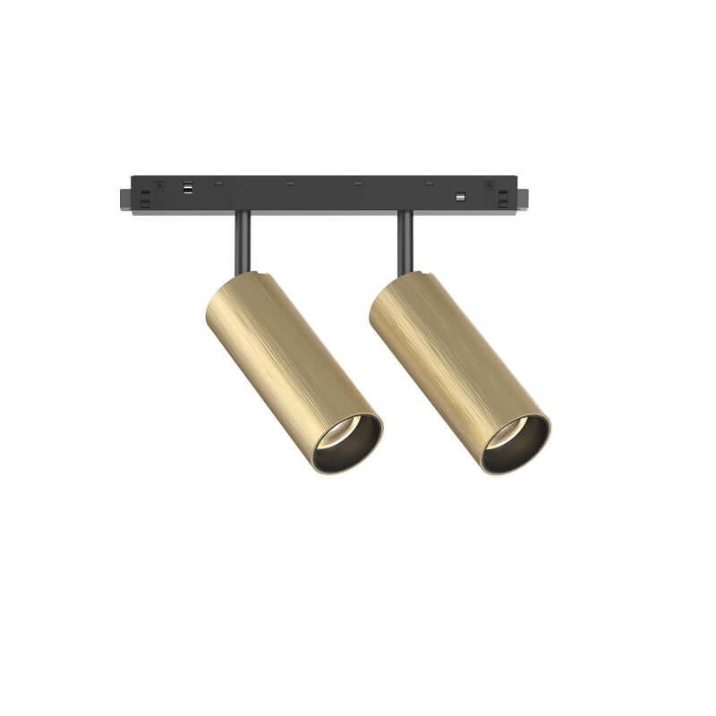 Ego Track Double Ideal Lux Spot Led 24W per Binario ottone