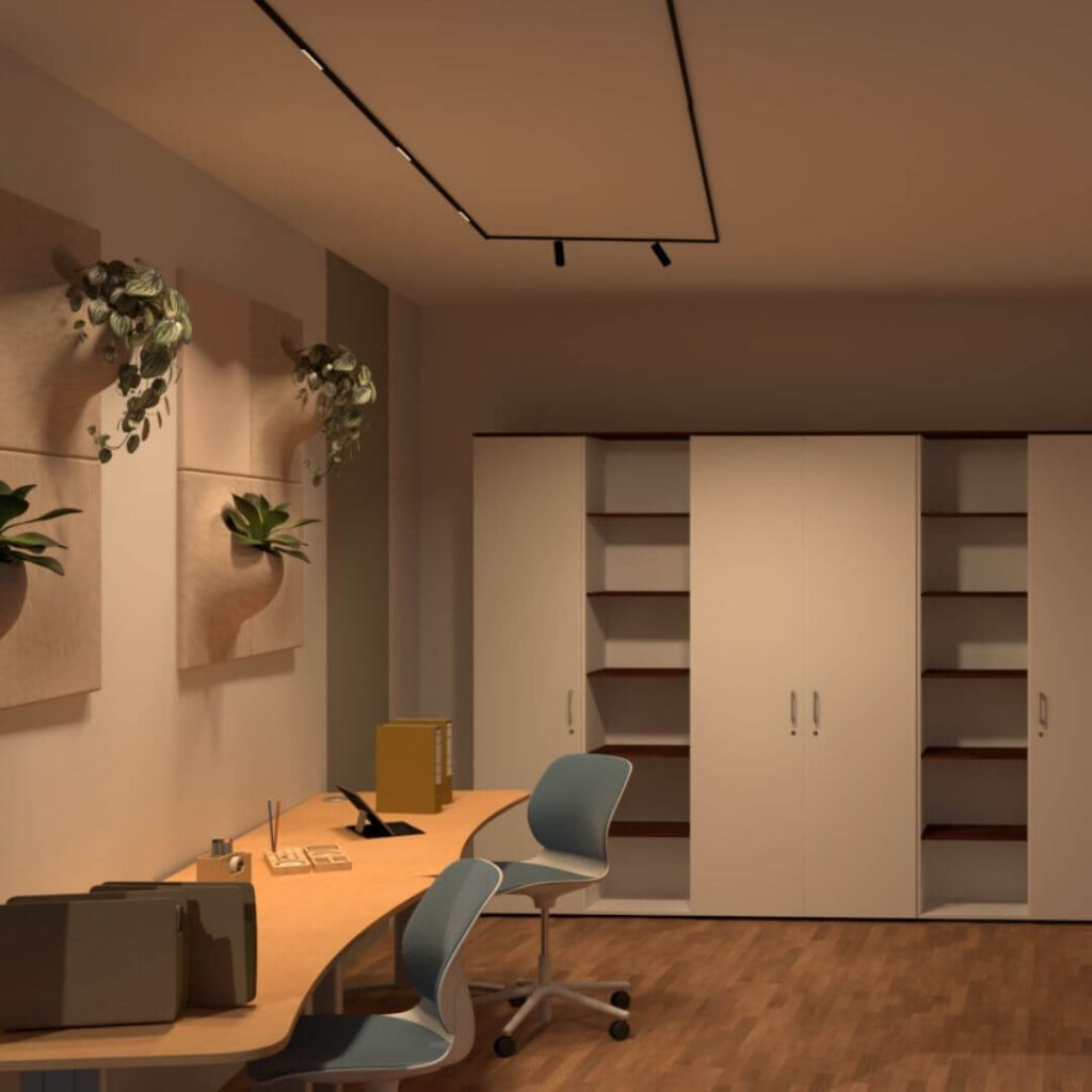 illuminazione-home-office-con-binario-magnetico