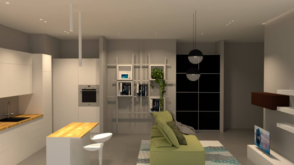 come-illuminare-un-soggiorno-cucina