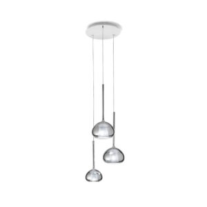 BEBA 3 Luci Sforzin Lampadario in Vetro Soffiato