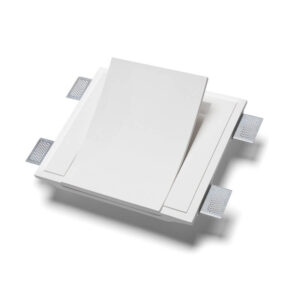 2365 Vele 9010 Applique Led Verniciabile in gesso (Led 16,5W)