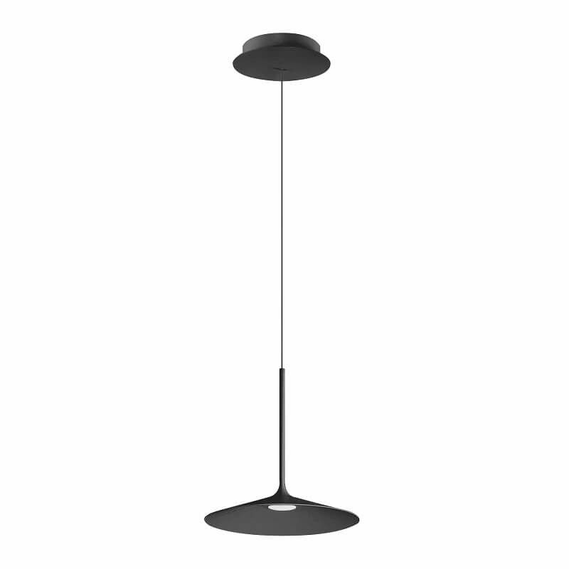 poe-linealight-sospensione-led-nera-di-design