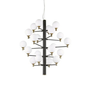 Copernico Sp20 Ideal Lux Lampadario Stile Vintage 20 Luci
