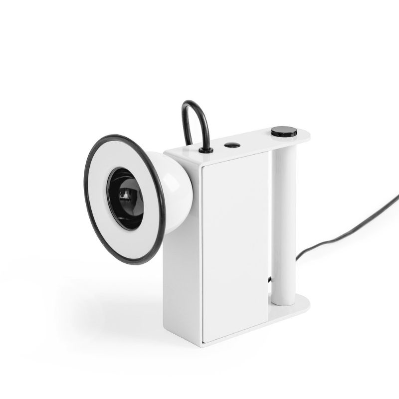 Minibox Stilnovo Lampada da Tavolo Bianca Led
