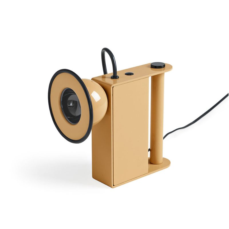 Minibox Stilnovo Lampada da Tavolo Gialla Led