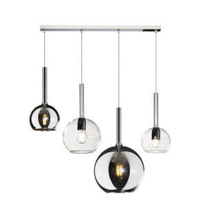 Future S4 RMIX Toplight Sospensione A 4 Luci In Vetro