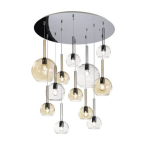 Future S12 TMIX Toplight Sospensione 12 Luci In Vetro