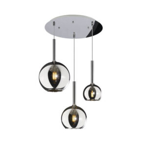 Future S3 Toplight Sospensione A Tre Luci In Vetro