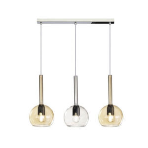 Future Rp Toplight Lampadario Tre Luci In Vetro