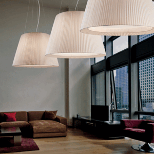 Il Cairo Sp8 Sil Lux Sospensione Classica In Tessuto diam.90