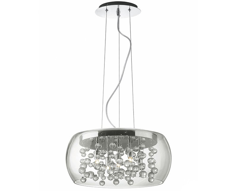 Audi 80 Ideal Lux lampadario moderno con cristalli small