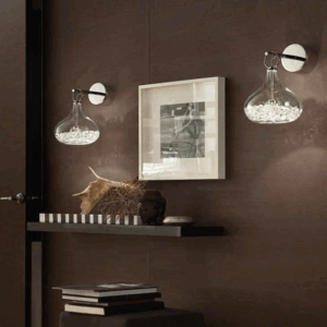 GRAAL AP Sil Lux Applique di Design in Cristallo