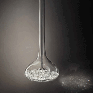 GRAAL Sil Lux Sospensione di Design in vetro e Cristallo