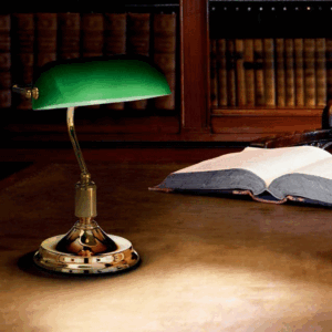 Lawyer Ideal Lux Lampada Da Scrivania "Ministeriale"