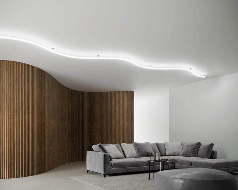 Linea Sforzin Applique Plafoniera Led Modulare installata