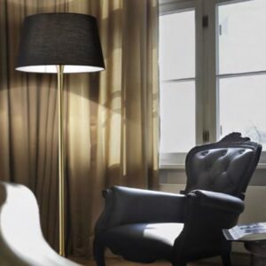 London PT Ideal Lux Lampada Da Terra con Paralume